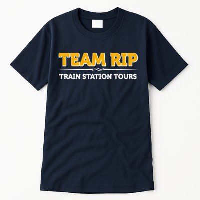 Team Rip Train Station Tours Yellowstone Tall T-Shirt