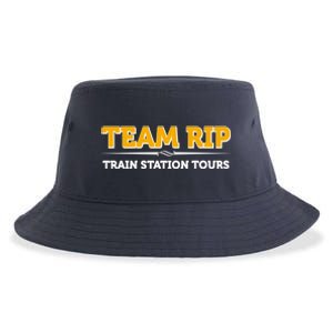 Team Rip Train Station Tours Yellowstone Sustainable Bucket Hat