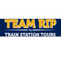 Team Rip Train Station Tours Yellowstone Bumper Sticker