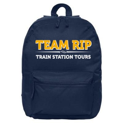 Team Rip Train Station Tours Yellowstone 16 in Basic Backpack