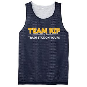 Team Rip Train Station Tours Yellowstone Mesh Reversible Basketball Jersey Tank