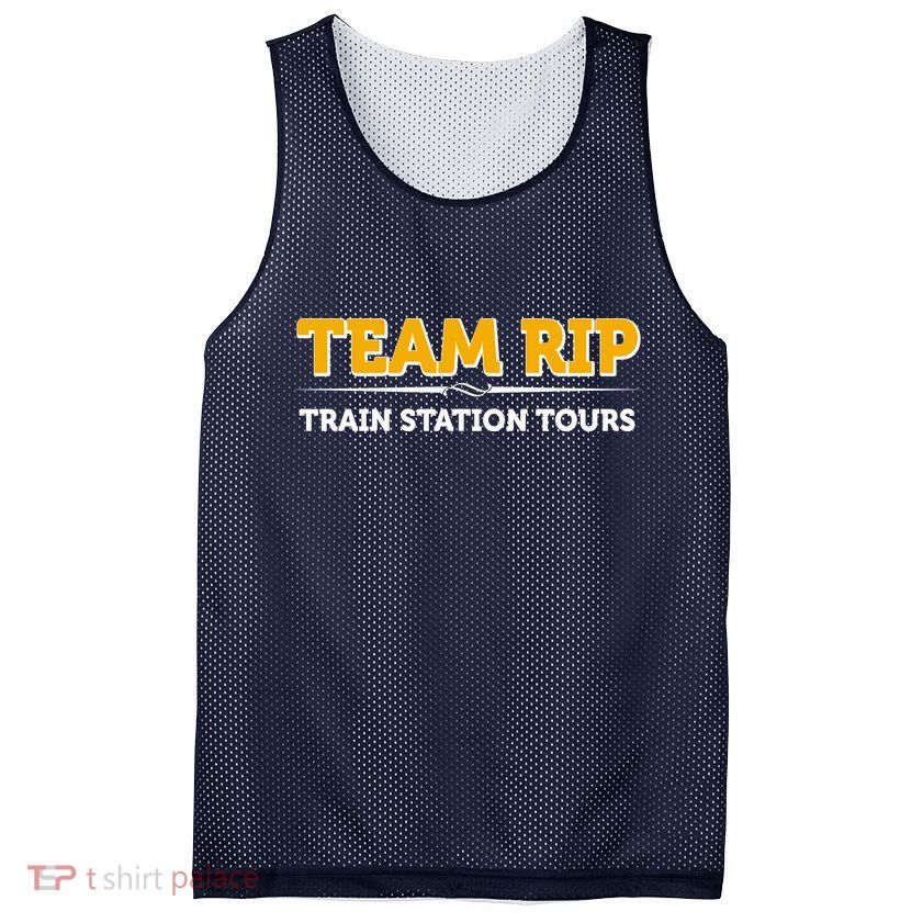 Team Rip Train Station Tours Yellowstone Mesh Reversible Basketball Jersey Tank