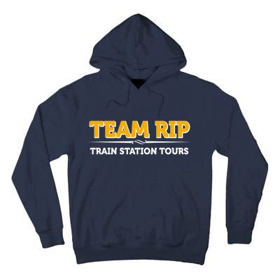 Team Rip Train Station Tours Yellowstone Tall Hoodie