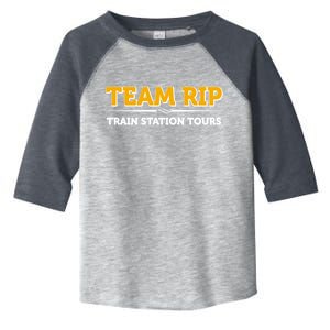 Team Rip Train Station Tours Yellowstone Toddler Fine Jersey T-Shirt