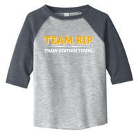 Team Rip Train Station Tours Yellowstone Toddler Fine Jersey T-Shirt