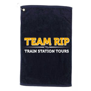 Team Rip Train Station Tours Yellowstone Platinum Collection Golf Towel