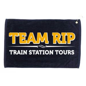 Team Rip Train Station Tours Yellowstone Grommeted Golf Towel