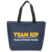 Team Rip Train Station Tours Yellowstone Zip Tote Bag