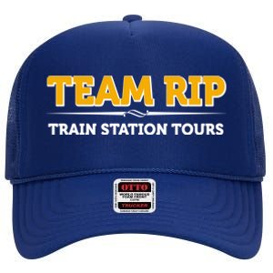 Team Rip Train Station Tours Yellowstone High Crown Mesh Back Trucker Hat