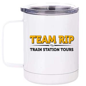 Team Rip Train Station Tours Yellowstone 12 oz Stainless Steel Tumbler Cup