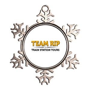 Team Rip Train Station Tours Yellowstone Metallic Star Ornament