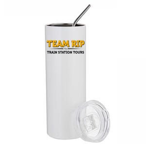 Team Rip Train Station Tours Yellowstone Stainless Steel Tumbler