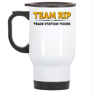 Team Rip Train Station Tours Yellowstone Stainless Steel Travel Mug