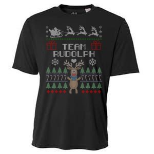 Team Rudolph Ugly Christmas Cooling Performance Crew T-Shirt