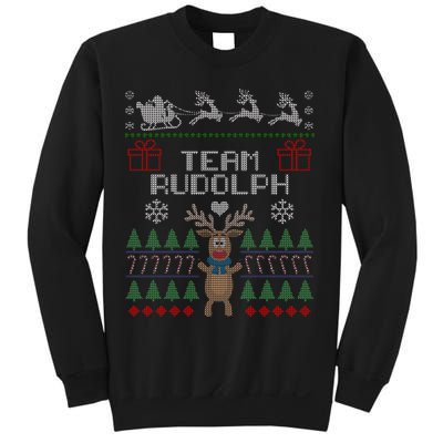 Team Rudolph Ugly Christmas Sweatshirt