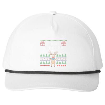 Team Rudolph Ugly Christmas Snapback Five-Panel Rope Hat