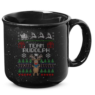 Team Rudolph Ugly Christmas 15oz Campfire Ceramic Mug