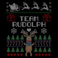 Team Rudolph Ugly Christmas Magnet