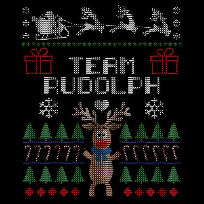 Team Rudolph Ugly Christmas Magnet