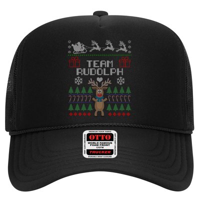 Team Rudolph Ugly Christmas Trucker Hat