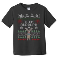 Team Rudolph Ugly Christmas Toddler T-Shirt