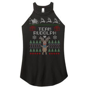 Team Rudolph Ugly Christmas Women's Perfect Tri Rocker Tank