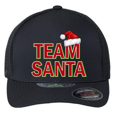 Team Santa Logo Flexfit Unipanel Trucker Cap