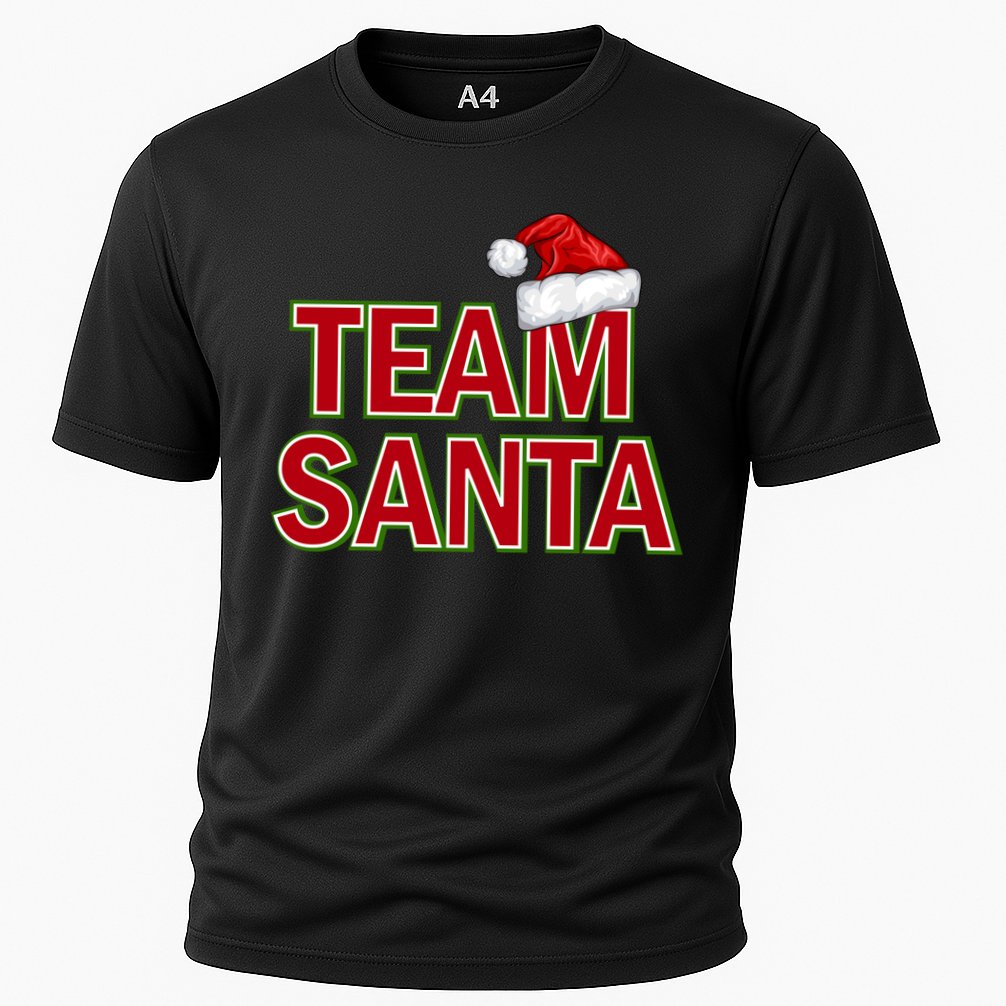 Team Santa Logo Cooling Performance Crew T-Shirt