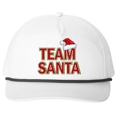 Team Santa Logo Snapback Five-Panel Rope Hat