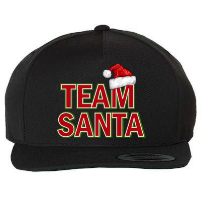 Team Santa Logo Wool Snapback Cap