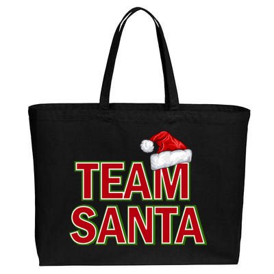 Team Santa Logo Cotton Canvas Jumbo Tote