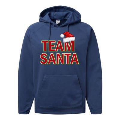 Team Santa Logo Performance Fleece Hoodie