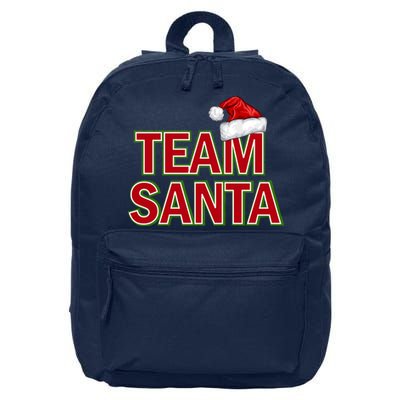 Team Santa Logo 16 in Basic Backpack