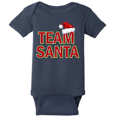 Team Santa Logo Baby Bodysuit