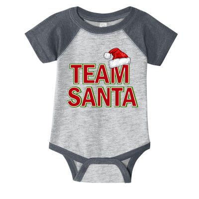 Team Santa Logo Infant Baby Jersey Bodysuit