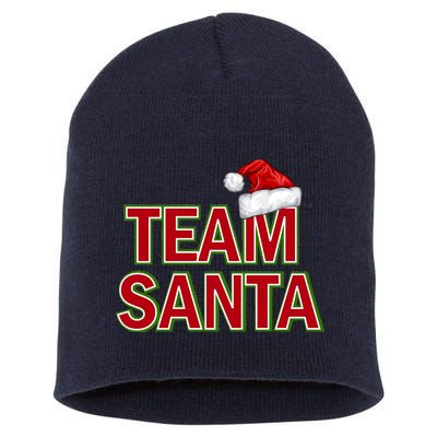 Team Santa Logo Short Acrylic Beanie