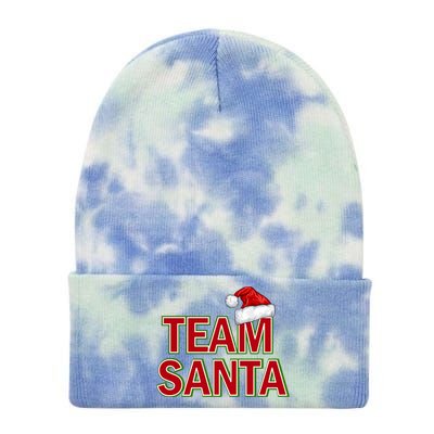 Team Santa Logo Tie Dye 12in Knit Beanie