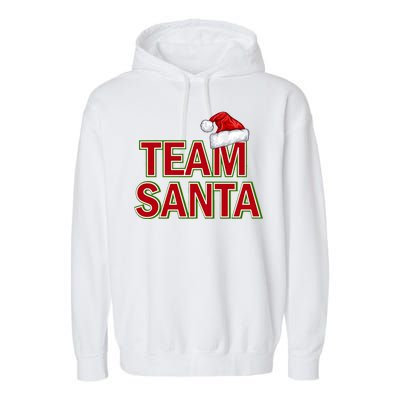 Team Santa Logo Garment-Dyed Fleece Hoodie