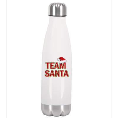 Team Santa Logo Stainless Steel Insulated Water Bottle