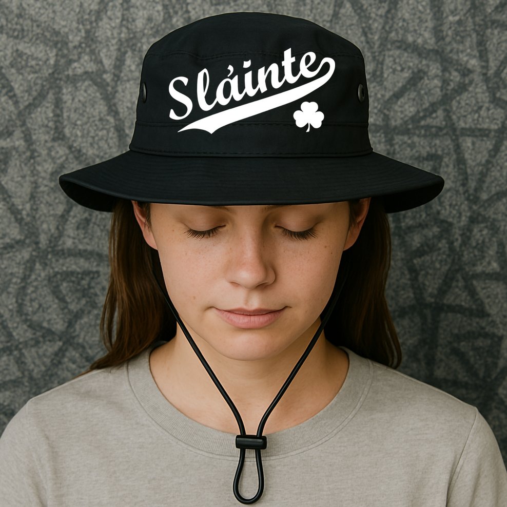 Team Slainte Irish Clover St. Patrick's Day Bucket Hat