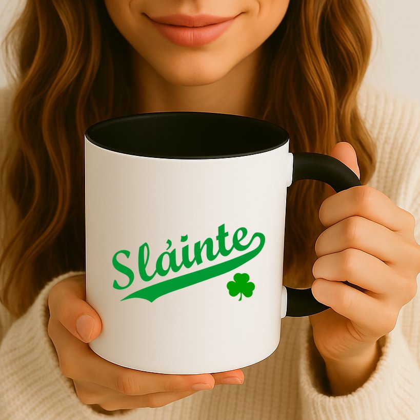 Team Slainte Irish Clover St. Patrick's Day Mug