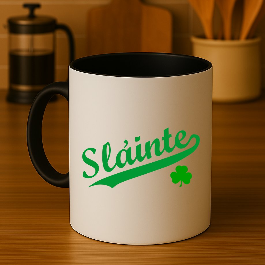 Team Slainte Irish Clover St. Patrick's Day Mug
