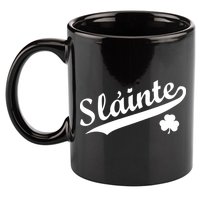 Team Slainte Irish Clover St. Patrick's Day 11oz C Handle Ceramic Mug