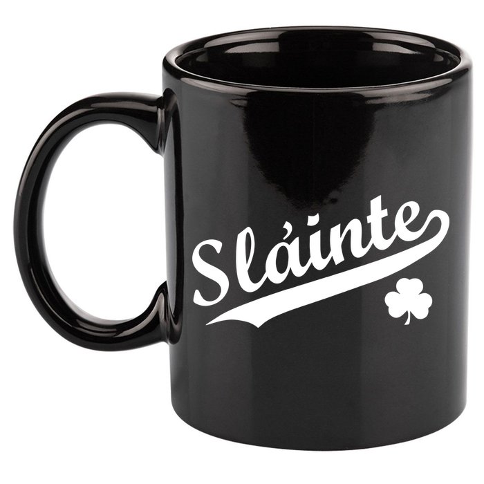 Team Slainte Irish Clover St. Patrick's Day 11oz C Handle Ceramic Mug