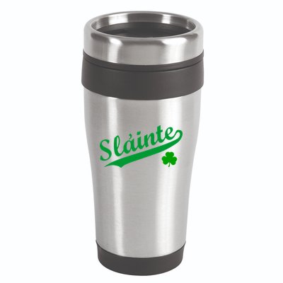 Team Slainte Irish Clover St. Patrick's Day 16oz Travel Tumbler