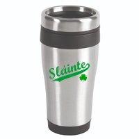 Team Slainte Irish Clover St. Patrick's Day 16oz Travel Tumbler
