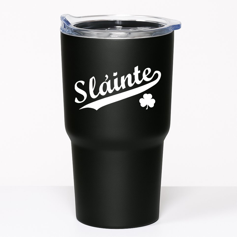 Team Slainte Irish Clover St. Patrick's Day Tumbler