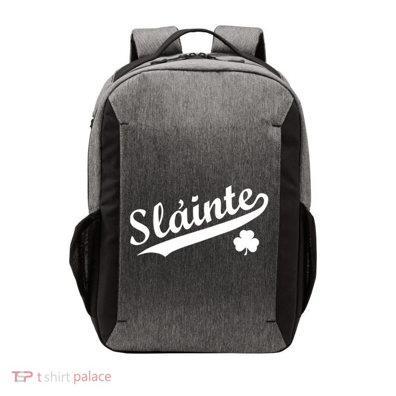 Team Slainte Irish Clover St. Patrick's Day Vector Backpack