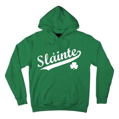 Team Slainte Irish Clover St. Patrick's Day Tall Hoodie