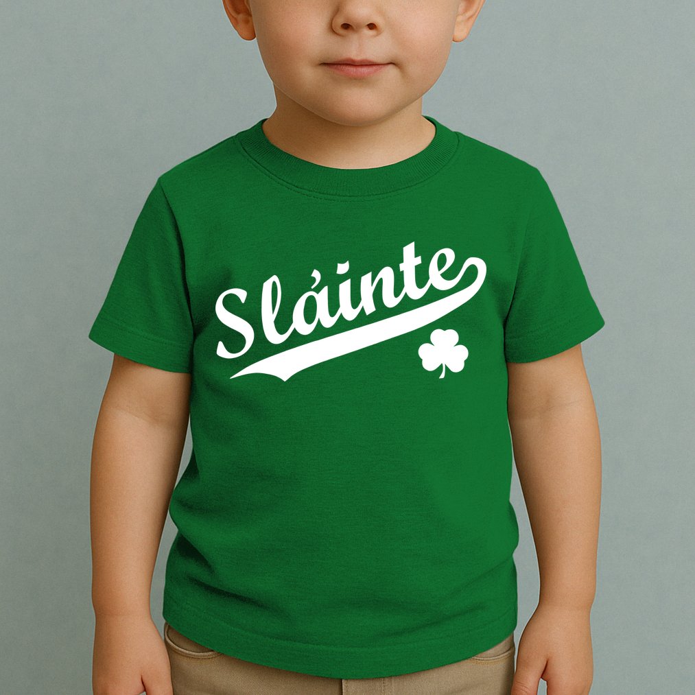 Team Slainte Irish Clover St. Patrick's Day Toddler T-Shirt